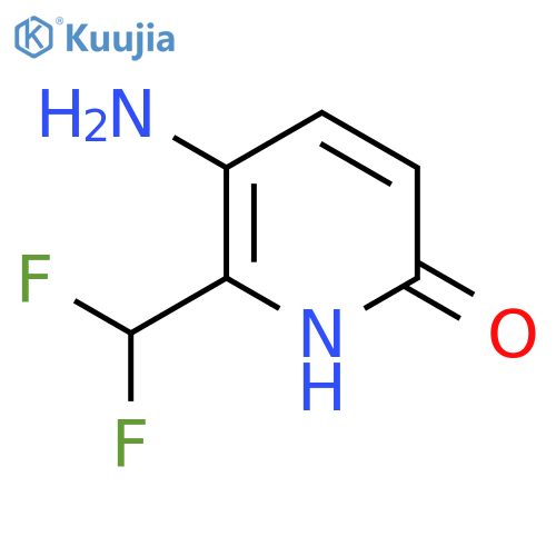 3-Amino-2-(difluoromethyl)-6-hydroxypyridine structure