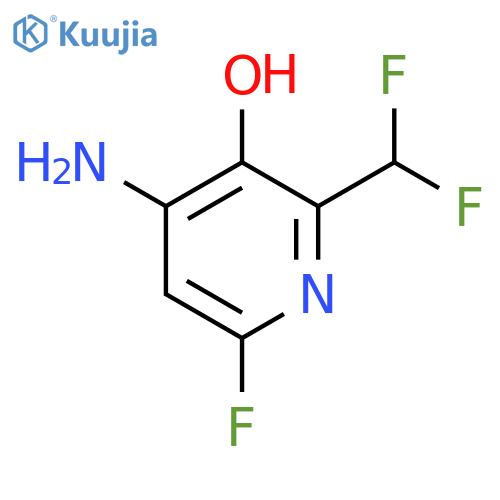 4-Amino-2-(difluoromethyl)-6-fluoro-3-hydroxypyridine structure