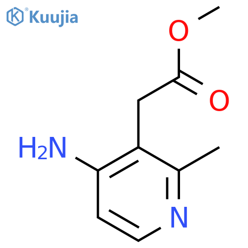 Methyl 4-amino-2-methylpyridine-3-acetate structure