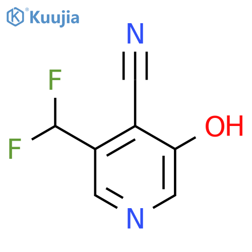 4-Cyano-3-(difluoromethyl)-5-hydroxypyridine structure