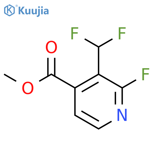 Methyl 3-(difluoromethyl)-2-fluoropyridine-4-carboxylate structure