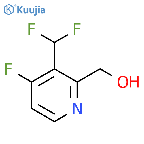 3-(Difluoromethyl)-4-fluoropyridine-2-methanol structure