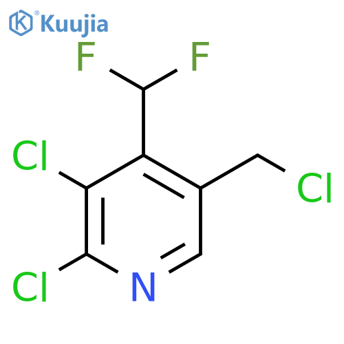 5-(Chloromethyl)-2,3-dichloro-4-(difluoromethyl)pyridine structure