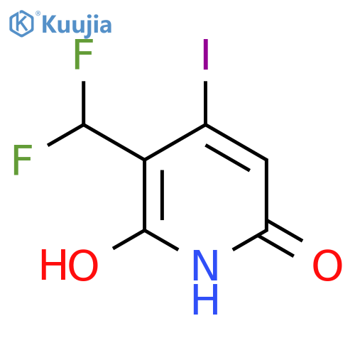 3-(Difluoromethyl)-2,6-dihydroxy-4-iodopyridine structure