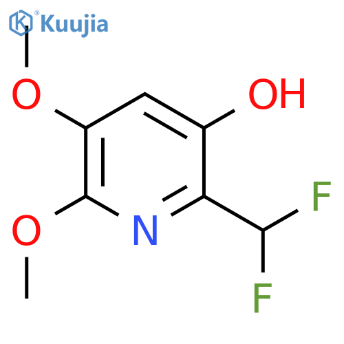 6-(Difluoromethyl)-2,3-dimethoxy-5-hydroxypyridine structure