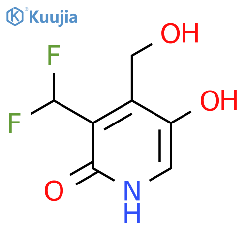 3-(Difluoromethyl)-2,5-dihydroxypyridine-4-methanol structure