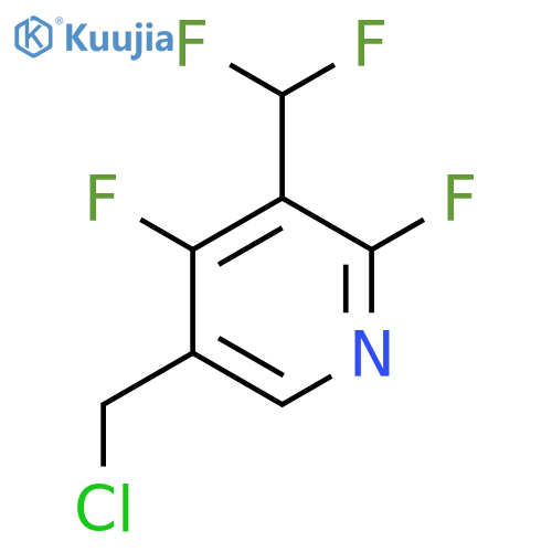 5-(Chloromethyl)-2,4-difluoro-3-(difluoromethyl)pyridine structure