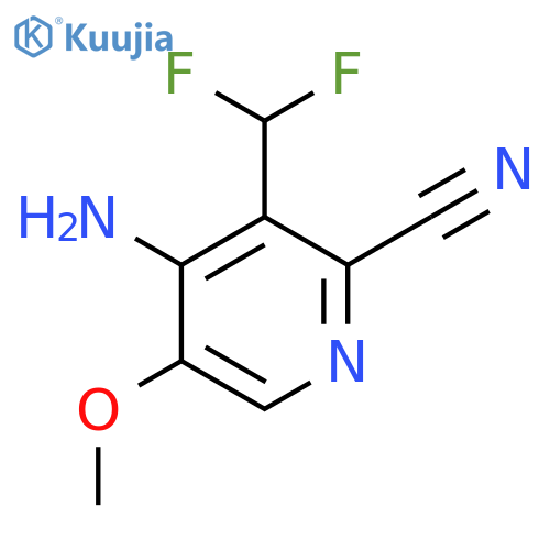 4-Amino-2-cyano-3-(difluoromethyl)-5-methoxypyridine structure