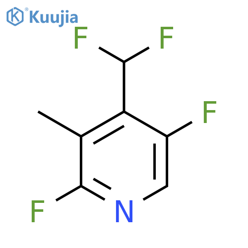 2,5-Difluoro-4-(difluoromethyl)-3-methylpyridine structure