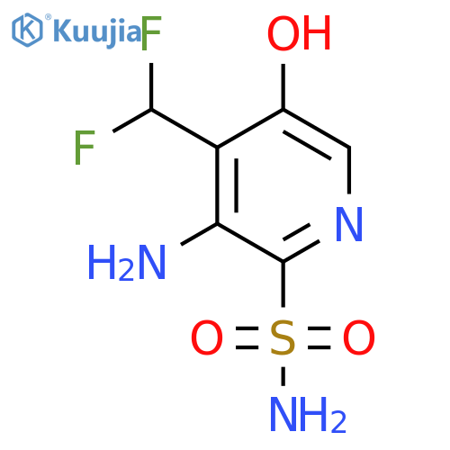 3-Amino-4-(difluoromethyl)-5-hydroxypyridine-2-sulfonamide structure