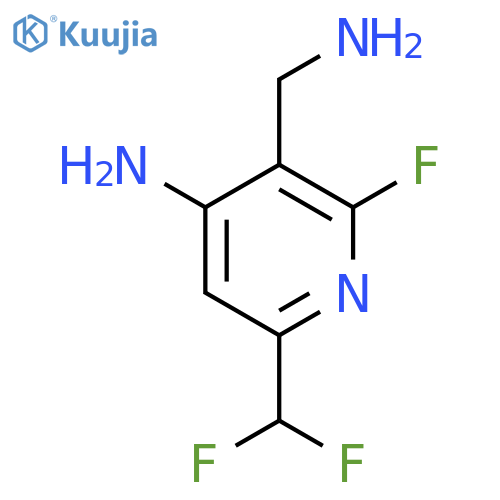 4-Amino-3-(aminomethyl)-6-(difluoromethyl)-2-fluoropyridine structure