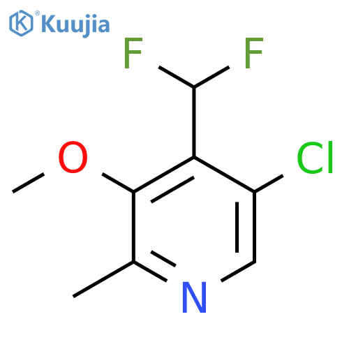5-Chloro-4-(difluoromethyl)-3-methoxy-2-methylpyridine structure
