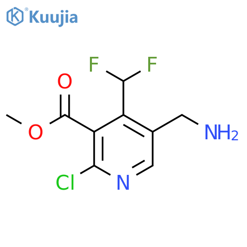 Methyl 5-(aminomethyl)-2-chloro-4-(difluoromethyl)pyridine-3-carboxylate structure