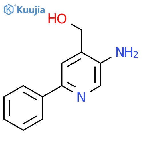 5-Amino-2-phenylpyridine-4-methanol structure