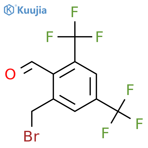 3,5-Bis(trifluoromethyl)-2-formylbenzyl bromide structure