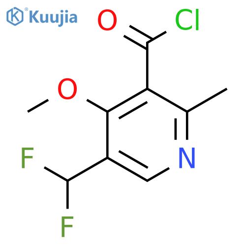 5-(Difluoromethyl)-4-methoxy-2-methylpyridine-3-carbonyl chloride structure