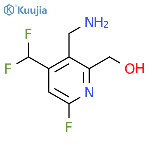 3-(Aminomethyl)-4-(difluoromethyl)-6-fluoropyridine-2-methanol structure