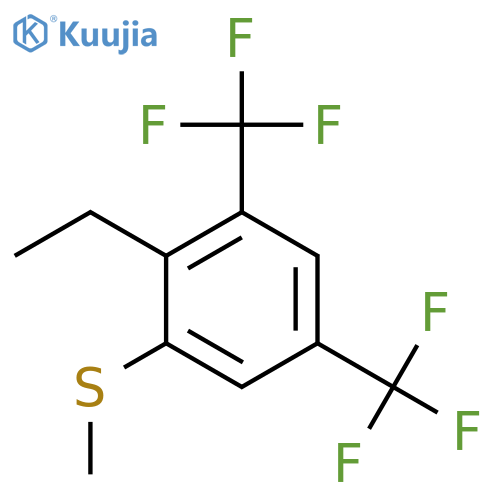 3,5-Bis(trifluoromethyl)-2-(ethyl)thioanisole structure