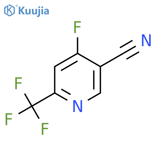 4-Fluoro-6-(trifluoromethyl)nicotinonitrile structure