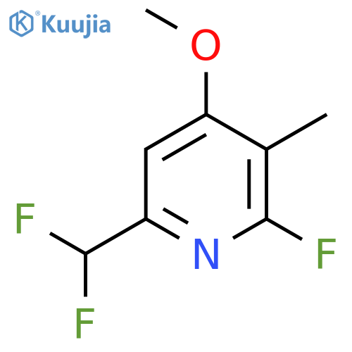 6-(Difluoromethyl)-2-fluoro-4-methoxy-3-methylpyridine structure