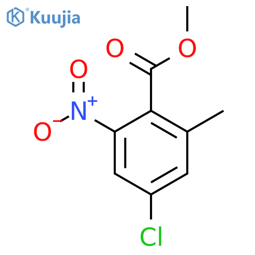Methyl 4-chloro-2-methyl-6-nitrobenzoate structure