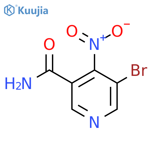 5-Bromo-4-nitronicotinamide structure