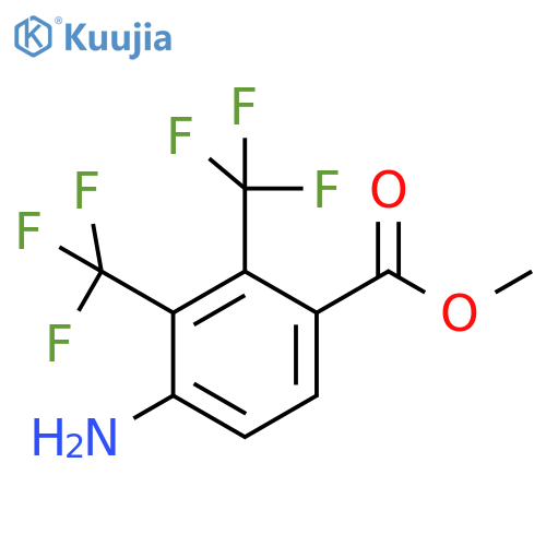Methyl 4-amino-2,3-bis(trifluoromethyl)benzoate structure
