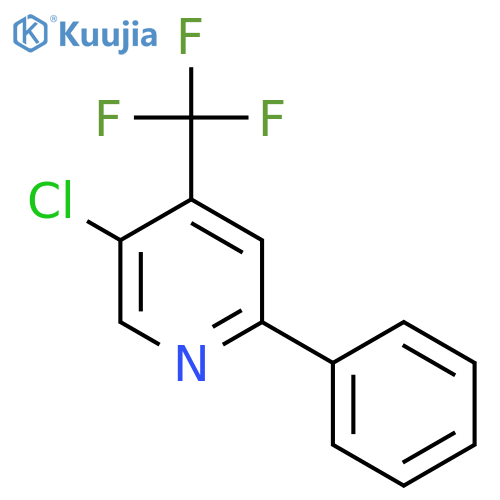 5-Chloro-2-phenyl-4-(trifluoromethyl)pyridine structure