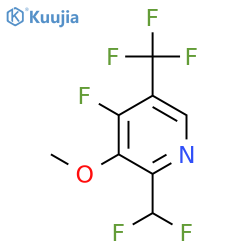 2-(Difluoromethyl)-4-fluoro-3-methoxy-5-(trifluoromethyl)pyridine structure