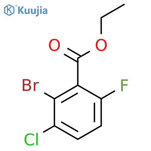 Ethyl 2-bromo-3-chloro-6-fluorobenzoate structure
