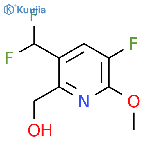 3-(Difluoromethyl)-5-fluoro-6-methoxypyridine-2-methanol structure
