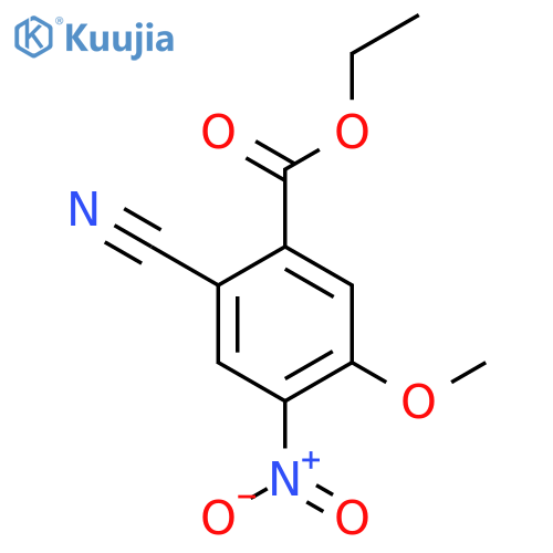 Ethyl 2-cyano-5-methoxy-4-nitrobenzoate structure