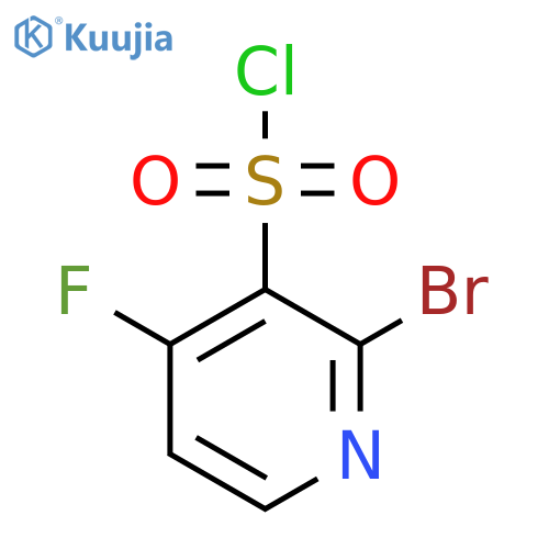 2-Bromo-4-fluoropyridine-3-sulfonyl chloride structure