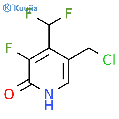 5-(Chloromethyl)-4-(difluoromethyl)-3-fluoro-2-hydroxypyridine structure