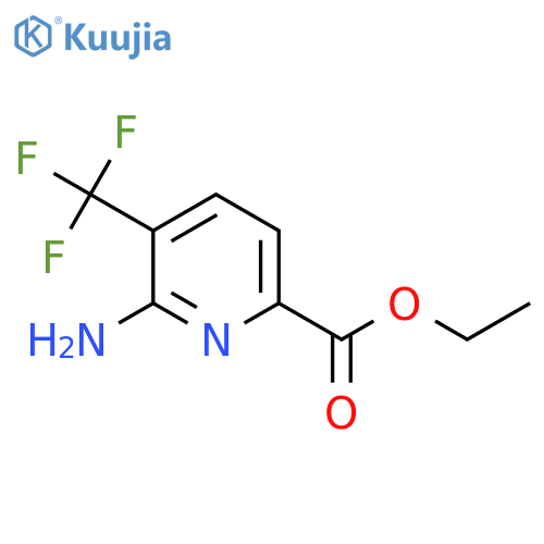 Ethyl 6-amino-5-(trifluoromethyl)picolinate structure