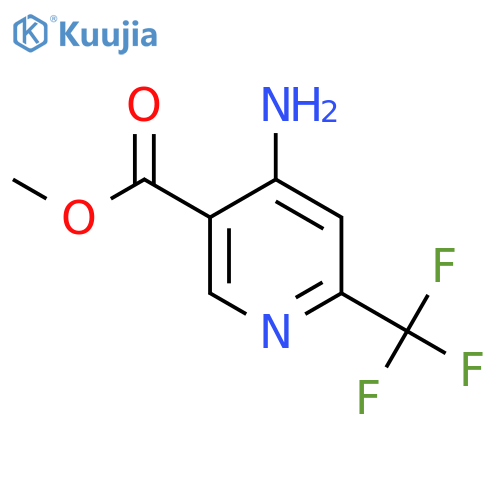 Methyl 4-amino-6-(trifluoromethyl)nicotinate structure
