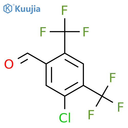 2,4-Bis(trifluoromethyl)-5-chlorobenzaldehyde structure