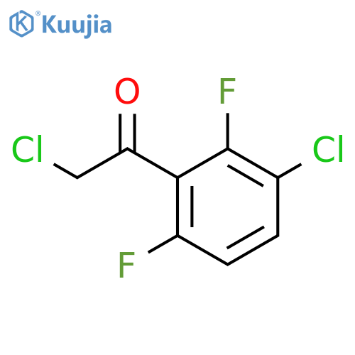 Ethanone, 2-chloro-1-(3-chloro-2,6-difluorophenyl)- structure