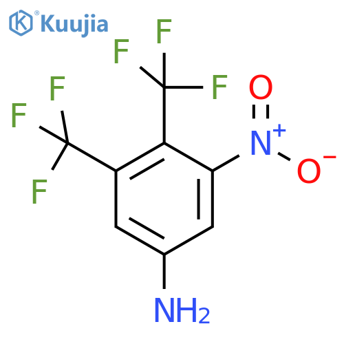 3,4-Bis(trifluoromethyl)-5-nitroaniline structure