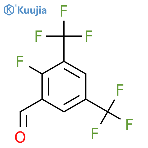 3,5-Bis(trifluoromethyl)-2-fluorobenzaldehyde structure