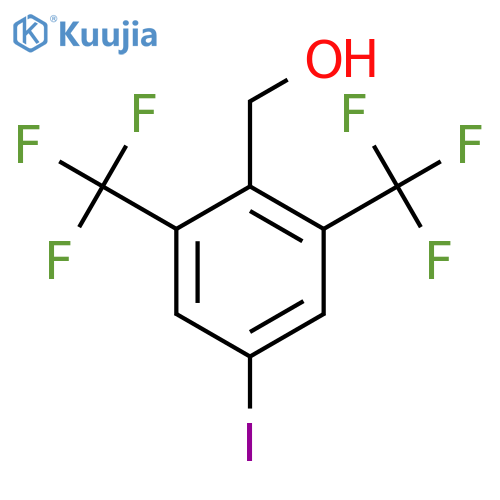 2,6-Bis(trifluoromethyl)-4-iodobenzyl alcohol structure