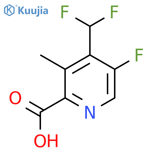 4-(Difluoromethyl)-5-fluoro-3-methylpyridine-2-carboxylic acid structure