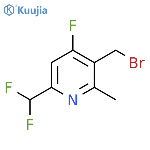 3-(Bromomethyl)-6-(difluoromethyl)-4-fluoro-2-methylpyridine structure