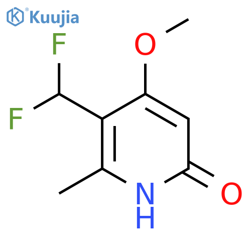 3-(Difluoromethyl)-6-hydroxy-4-methoxy-2-methylpyridine structure