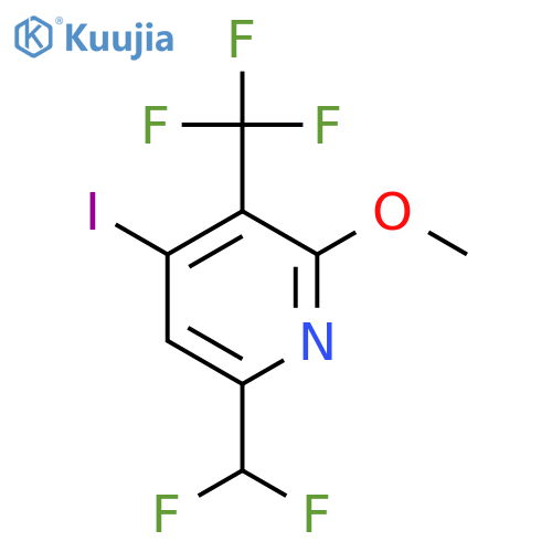 6-(Difluoromethyl)-4-iodo-2-methoxy-3-(trifluoromethyl)pyridine structure