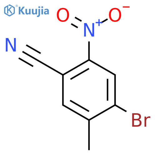 4-Bromo-5-methyl-2-nitrobenzonitrile structure