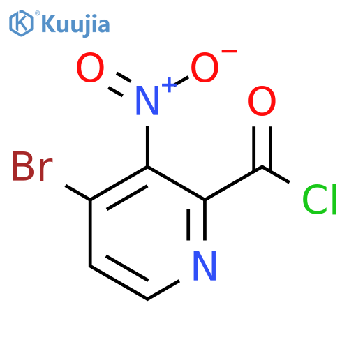 4-Bromo-3-nitropyridine-2-carbonyl chloride structure