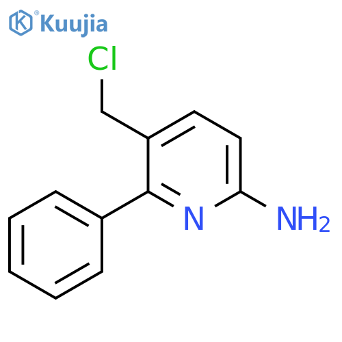 6-Amino-3-chloromethyl-2-phenylpyridine structure