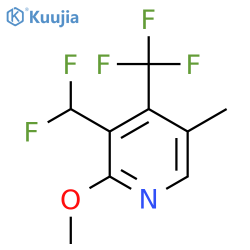 3-(Difluoromethyl)-2-methoxy-5-methyl-4-(trifluoromethyl)pyridine structure