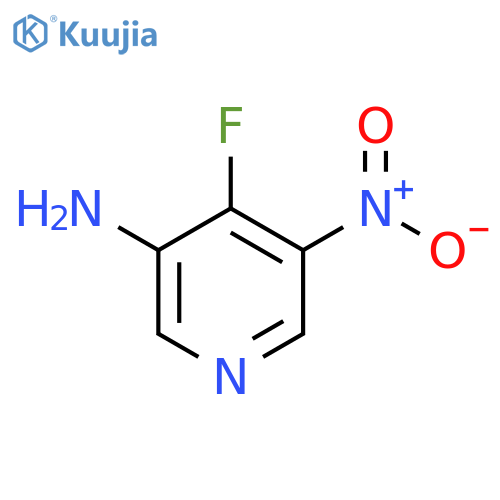 3-Amino-4-fluoro-5-nitropyridine structure